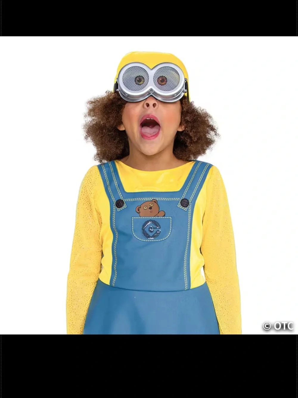 Girl's Minions Bob Costume - small 4/6x - Kids Halloween Costume
